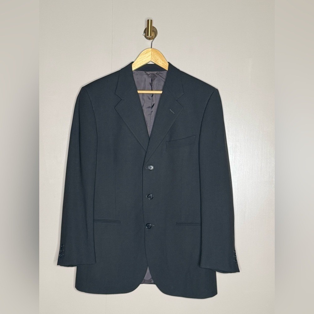Pure Wool Italian Blazer Flying‎ Cross Men's 40R Vintage Tailored Quiet Luxury